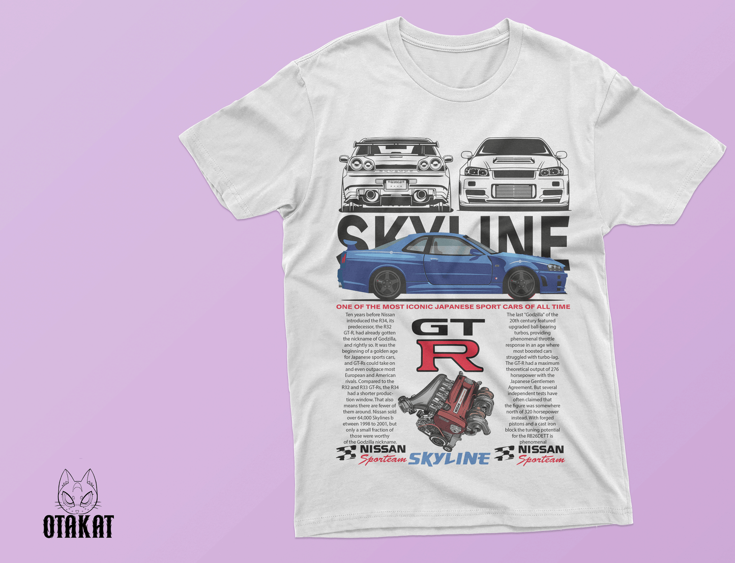 Skiline GTR T-shirt