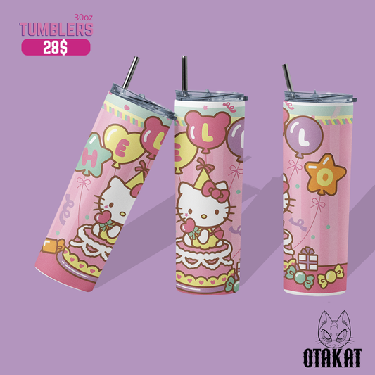 hello kitty tumbler 30 0z