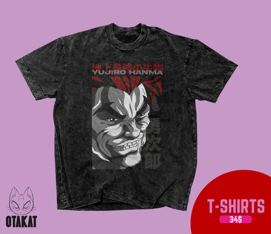 Baki Acid wash T-shirt