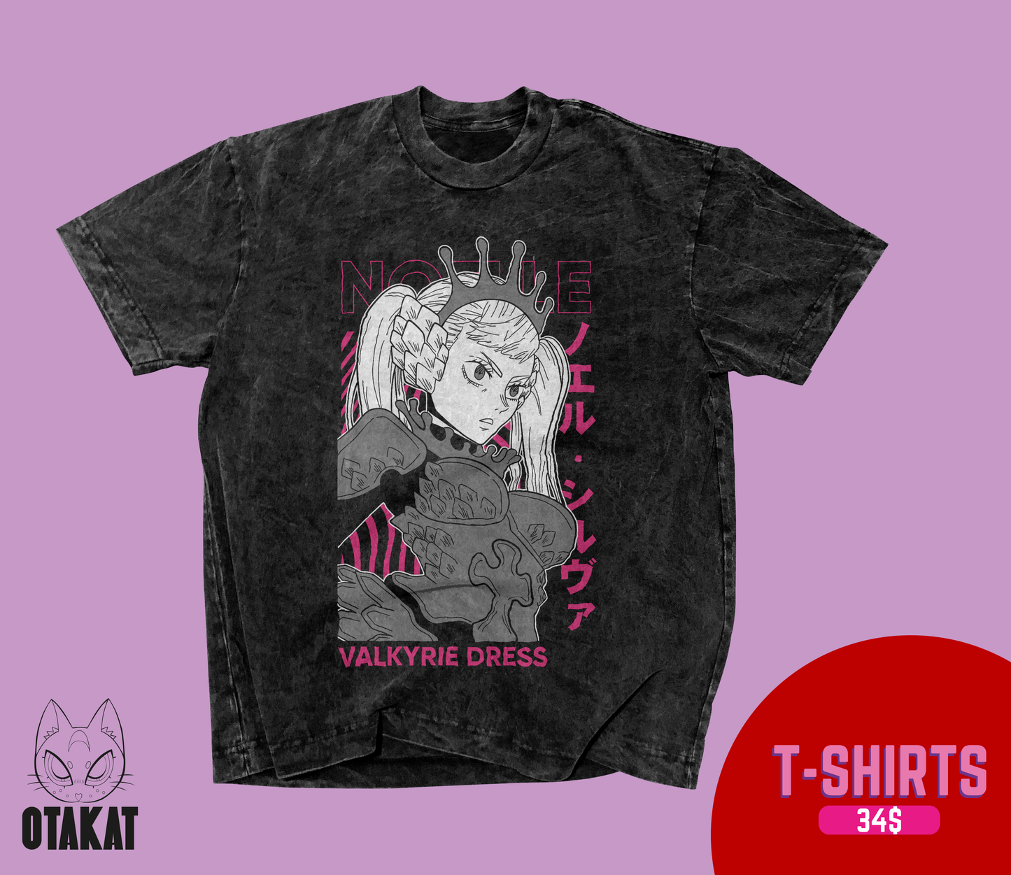 Black cover  Acid wash T-shirt