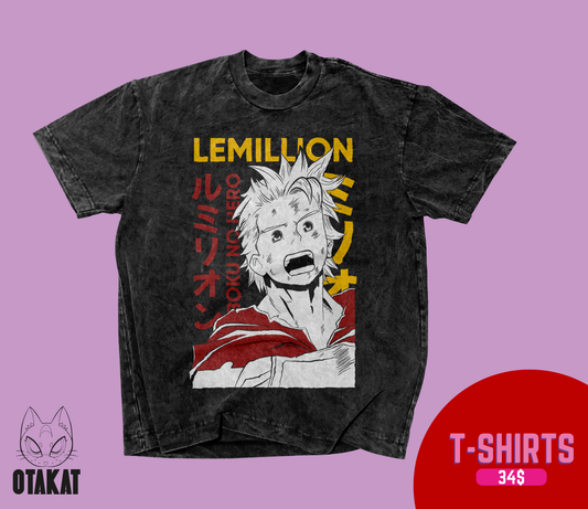 Boku no hero Acid wash T-shirt