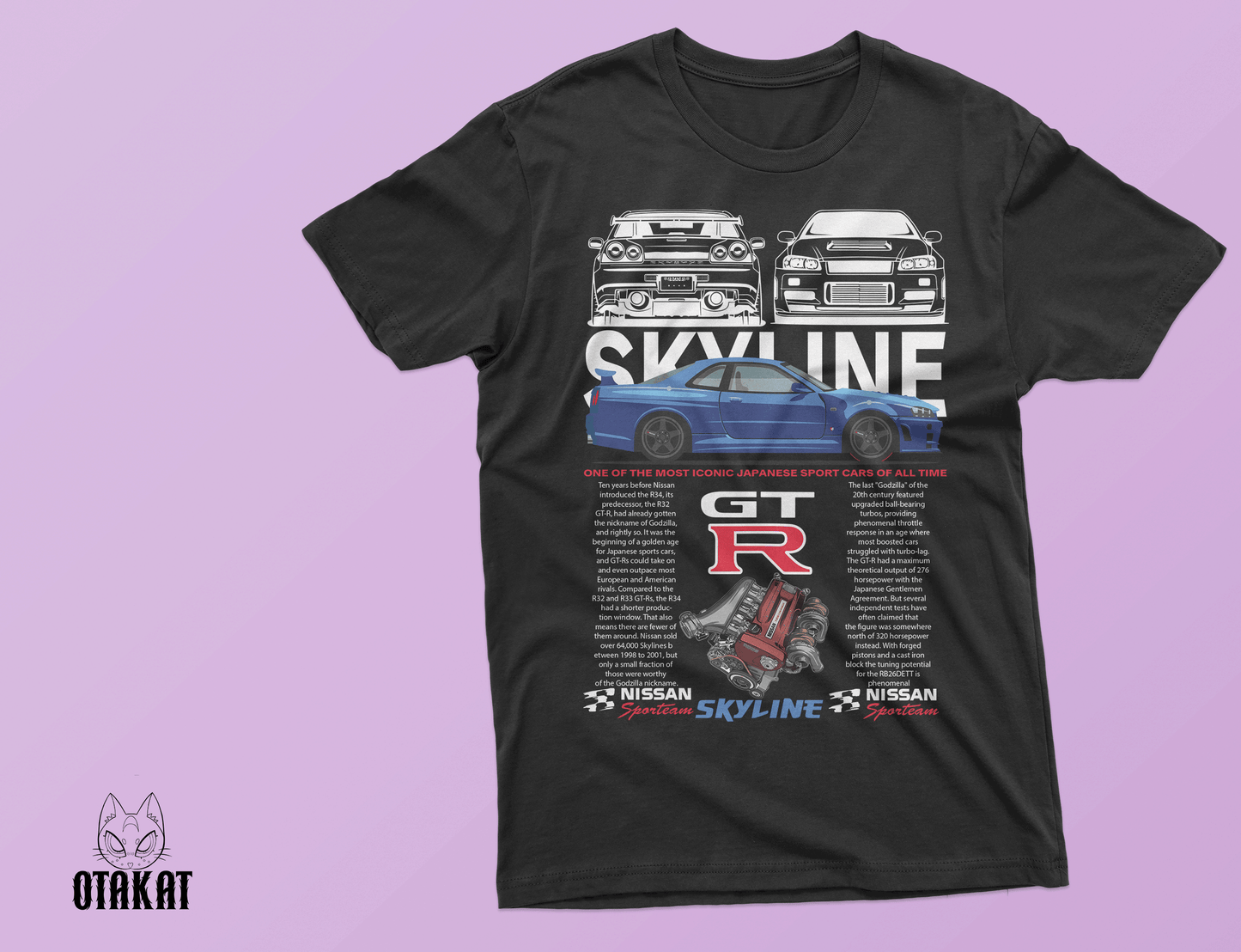 Skiline GTR  T-shirt