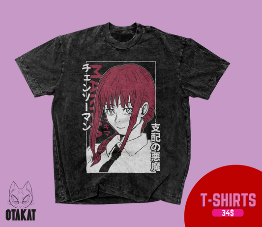 Chainsaw man Acid wash T-shirt